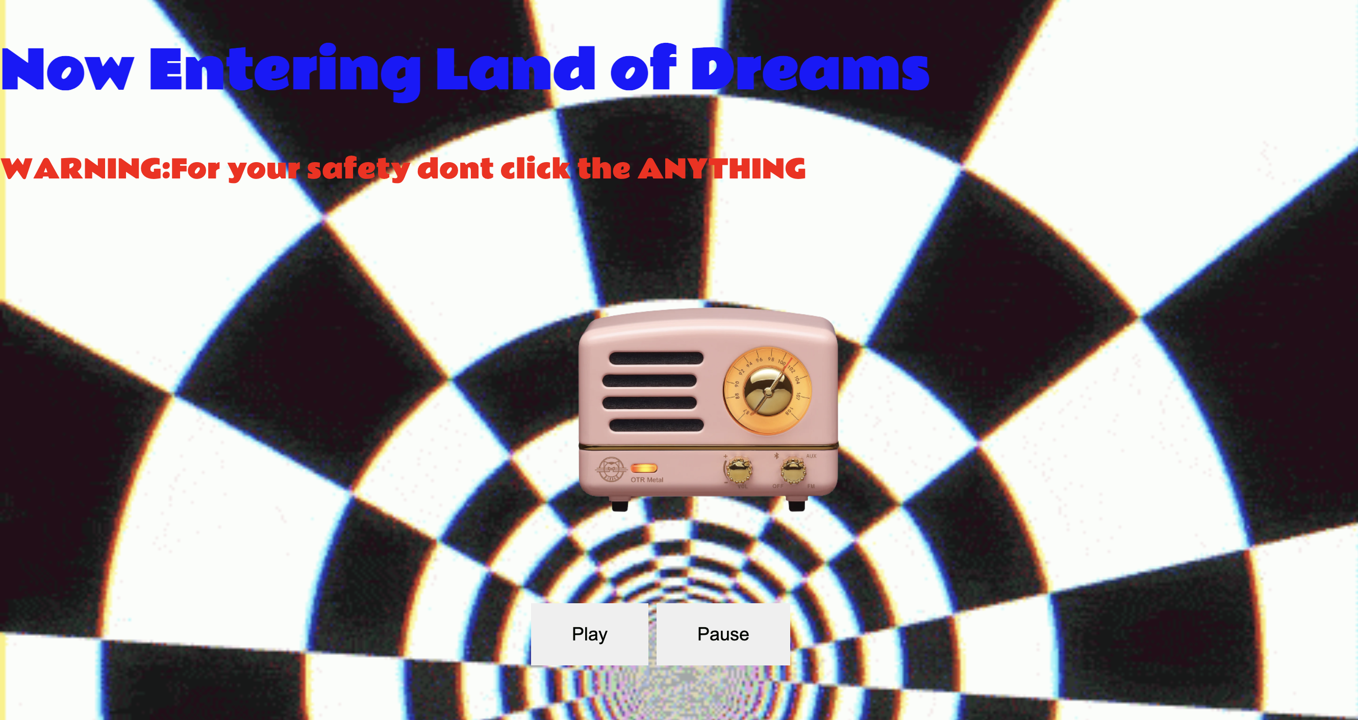 Imagination link landing page